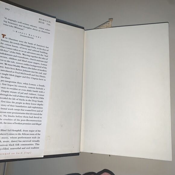 Book LAND WHERE BLUES BEGAN By Alan Lomax - Hardcover Like New First Edition - Picture 4 of 5